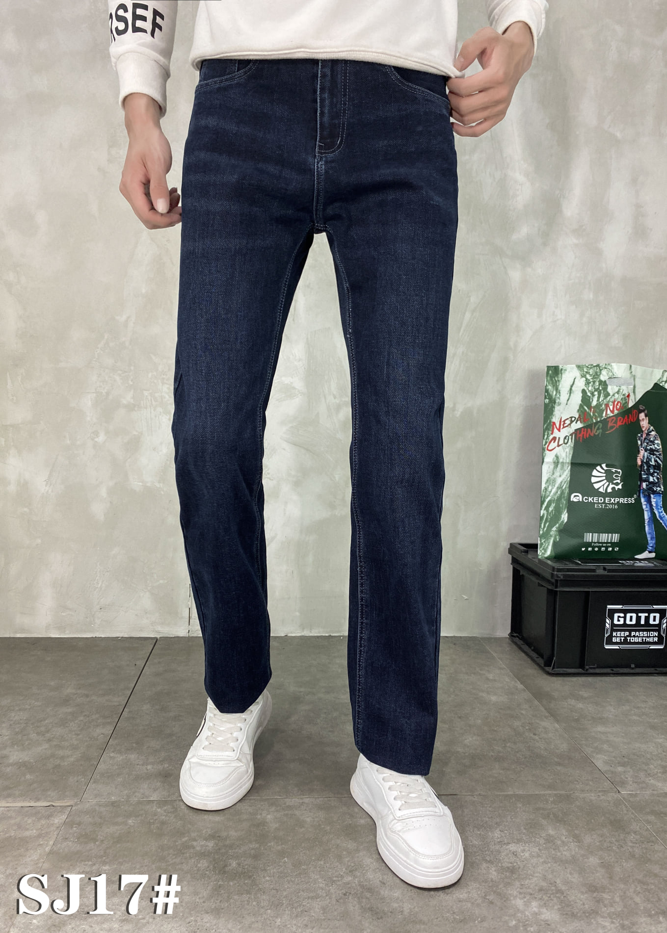 NECKED SOFT JEANS PANT - Necked Express